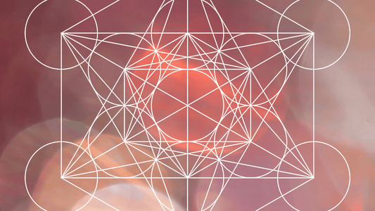 Ilustración de geometría sagrada representa